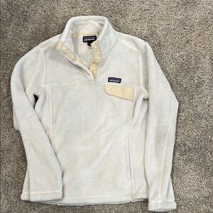 Patagonia Cream Cowl Neck Sweater